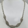 OFERTA!! (n1097)Gargantilla de plata estilo Panther.