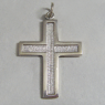 (p1129)Solid silver cross.