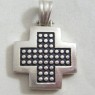 (p1265)Balance cross with blued steel center.