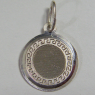 (p1296)Silver medal with a Greek guard detail.