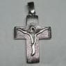(p1489)Cruz de plata con Jess Cristo calado.