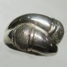 (r1413)Anillo de plata estilo pellizco.