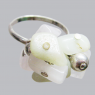 (r1445)Silver ring of Abundance style.