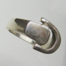(r1446)Silver design ring.