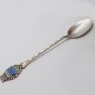 (a1598)Cuchara de plata con escudo de la Republica de San Marino