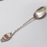 (a1607)Cuchara de plata con escudo de K�ln, Alemania.