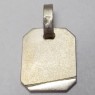 (p1536)Medalla de plata con puntas en ochava.