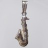 (p1586)Colgante de plata motivo saxof�n.