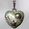 (p1591)Colgante de plata motivo coraz�n con sol/luna/estrella in