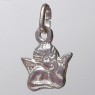 (p1619)Silver pendant motif Raphael's Cherub.